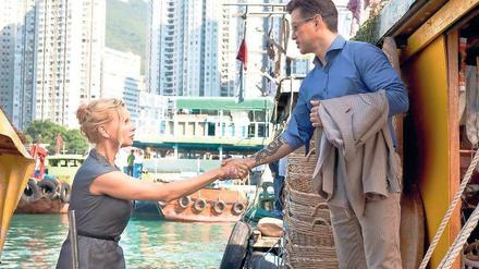 Veronica Ferres und Russel Wong.