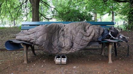 Rund 10 000 Wohnungslose leben in Berlin. 