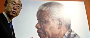 Auch Ban Ki Moon ist bereits angereist, um Nelson Mandela zu gedenken.