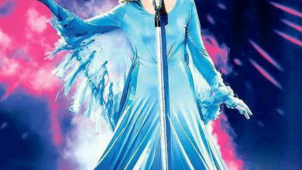 Verbeugung vor der arabischen Kultur. Jennifer Grout in der Castingshow.