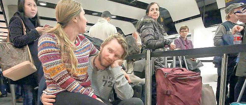 Ein Fehler im südenglischen Luftkontrollzentrum Swanwick führte am Wochenende zu hunderten Flugausfällen und Verspätungen – wie hier in Heathrow.