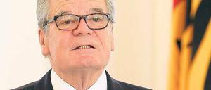 Begründet seinen Schritt nicht: Bundespräsident Joachim Gauck. 
