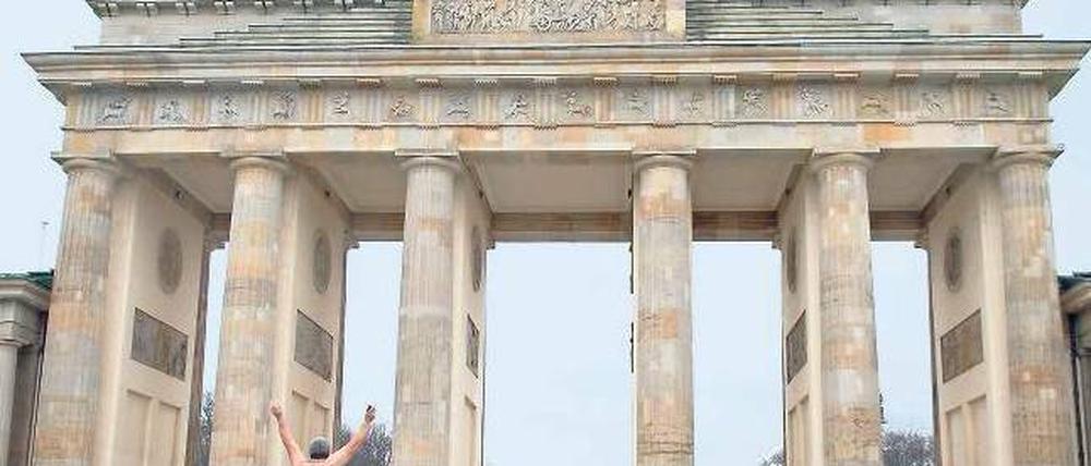 Fröhlicher Hüpfer.