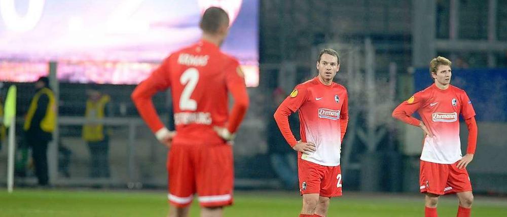 Der SC Freiburg betrauert das Aus in der Europa League.