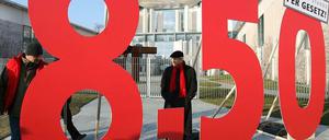 Für Beschäftigte des Landes Berlin soll er jetzt kommen: der Mindestlohn.