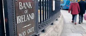 Die Bank von Irland in Dublin. 2010 stand das Land am Rande eines Staatsbankrotts, die Banken mussten gestützt werden.