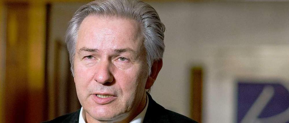 Klaus Wowereit nach der erneuten Wahl zum Aufsichtsratsvorsitzenden.