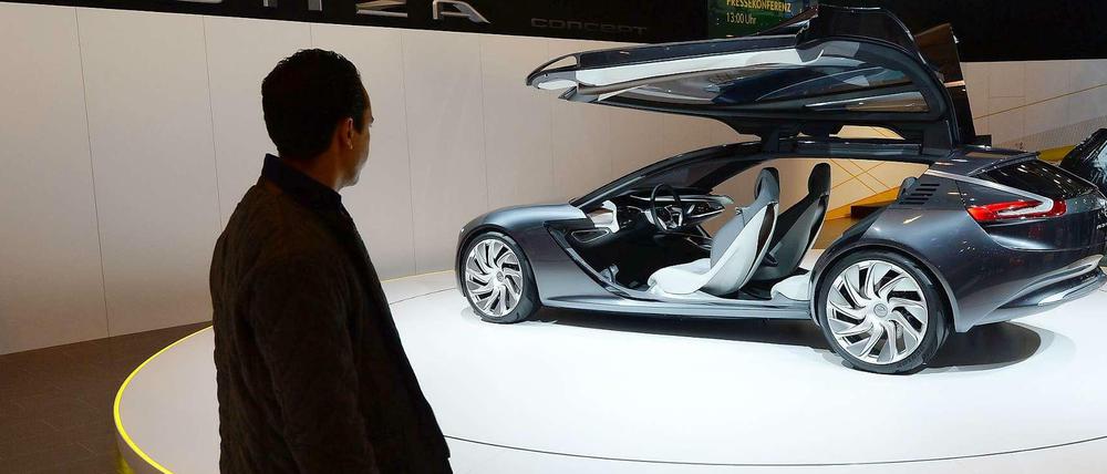 Vision. Auf der Essen Motor Show zeigte Opel jüngst die Studie des Opel Monza.