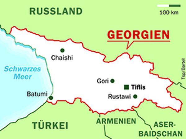 Georgien-Karte