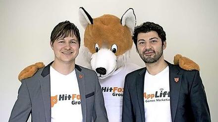 Serien-Gründer und Chef der Hit-Fox Group Jan Beckers und Kaya Taner, Mitgründer und Chef von App-Lift.