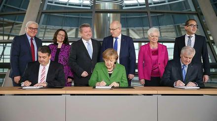 Die Kabinettsbesetzung der großen Koalition ist weit fortgeschritten. Die meisten Posten sind schon vergeben.