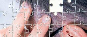 Lücken im Denken. Geistiger Verfall ist weltweit ein wachsendes Problem. Foto: dpa