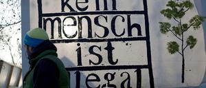 Leicht sonnig? Der Protest auf dem Oranienplatz endet erst, wenn ihre Forderungen erfüllt sind, sagen die Flüchtlinge. Sie haben viele Unterstützer.