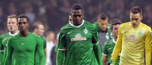 Krise an der Weser: am vergangenen Samstag verlor Bremen mit 0:7 gegen den FC Bayern.