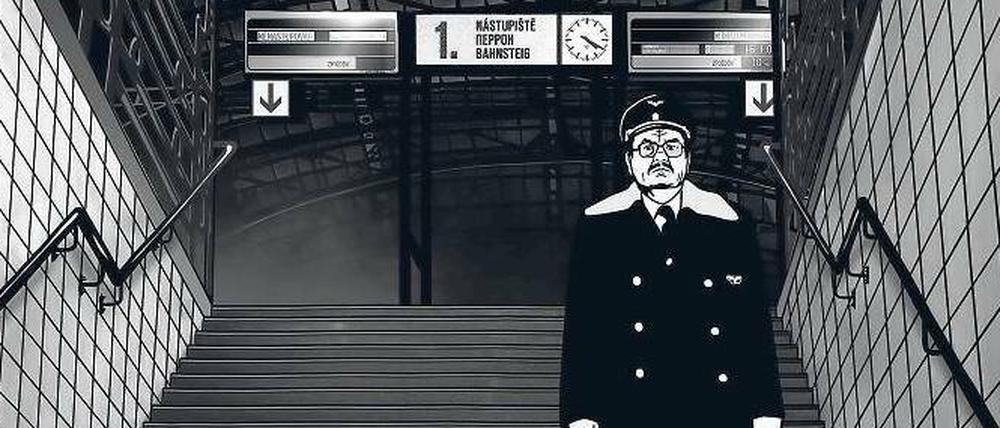 Ein Statist der Samtenen Revolution. Als der Umbruch in der CSSR praktisch besiegelt ist, reist der Eisenbahner Alois Nebel aus dem Altvatergebirge in die Hauptstadt Prag. Im Hauptbahnhof wird Kveta, die Toilettenfrau, zur Liebe seines Lebens. Als Vaclav Havel Präsident wird, portioniert Nebel Klopapier. 