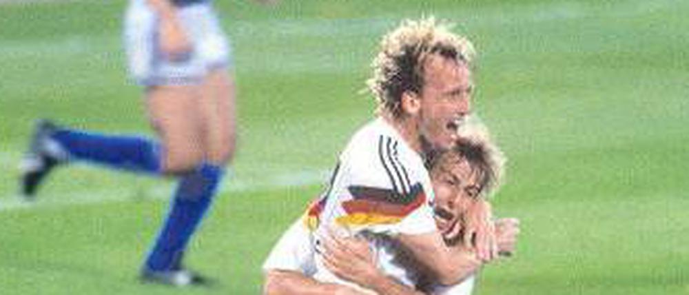 Un’estate Italiana. 8. Juli 1990, Rom, Olympiastadion, 85. Minute. 