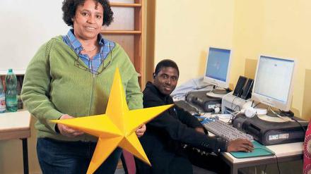 Lichtbringer. Katharina Oguntoye will sinnvolle Beschäftigung für alle. Foto: Moritz