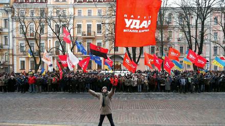 Protest in Kiew.