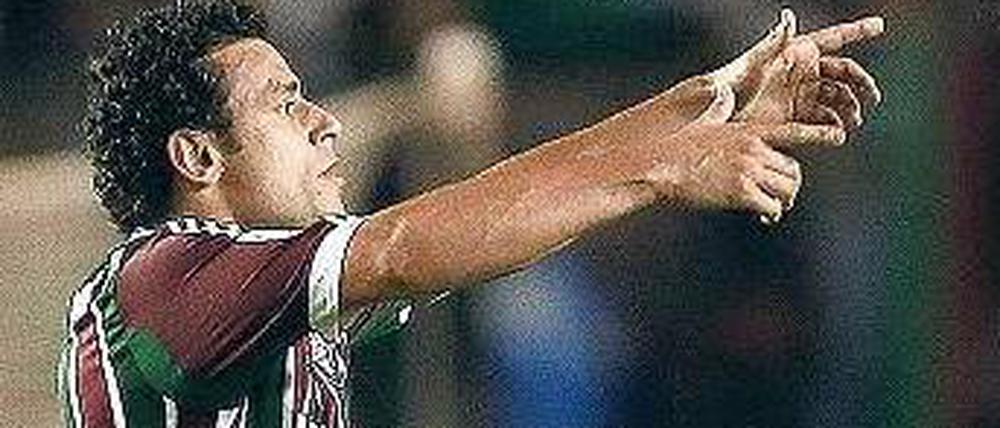 Wer dirigiert Brasiliens Fußball? Fluminenses kurioser Klassenerhalt mit dem Nationalspieler Fred bietet reichlich Stoff für Verschwörungstheoretiker. Foto: p-a/dpa
