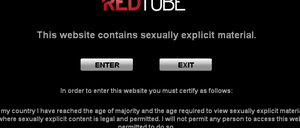 Die Porno-Website Redtube. 