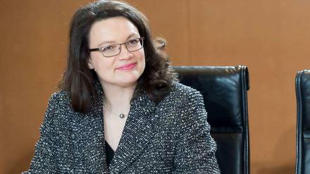 Arbeitsministerin Andrea Nahles, SPD