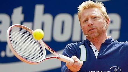 Neuer Job. Boris Becker nimmt wieder den Schläger in die Hand.