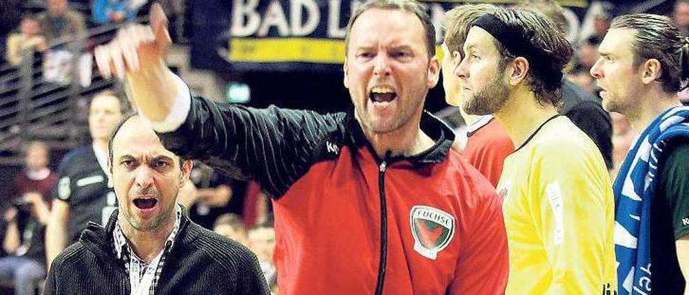 Zwei außer Rand und Band. Manager Bob Hanning (l.) und Trainer Dagur Sigurdsson meckerten sich zuletzt immer wieder in Rage. Damit soll nun Schluss sein.
