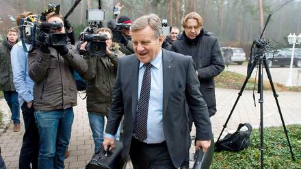 Er ist hier der Chef: BER-Manager Hartmut Mehdorn.