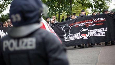Neonazi-Demonstration in Berlin-Lichtenberg