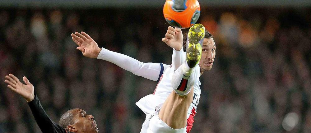 Star unter Stars: Paris Saint Germains Zlatan Ibrahimovic.