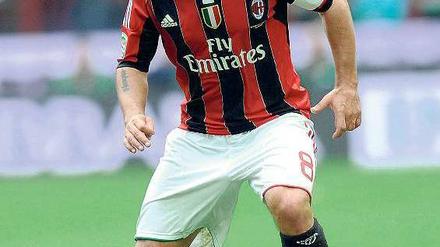 Mann unter Verdacht. Hat Gennaro Gattuso für Geld Spiele seines Klubs AC Mailand manipuliert? Noch gibt keinen Beweis. Um den zu finden, hat der Staatsanwalt eine Hausdurchsuchung bei dem italienischen Weltmeister von 2006 veranlasst. Foto: AFP
