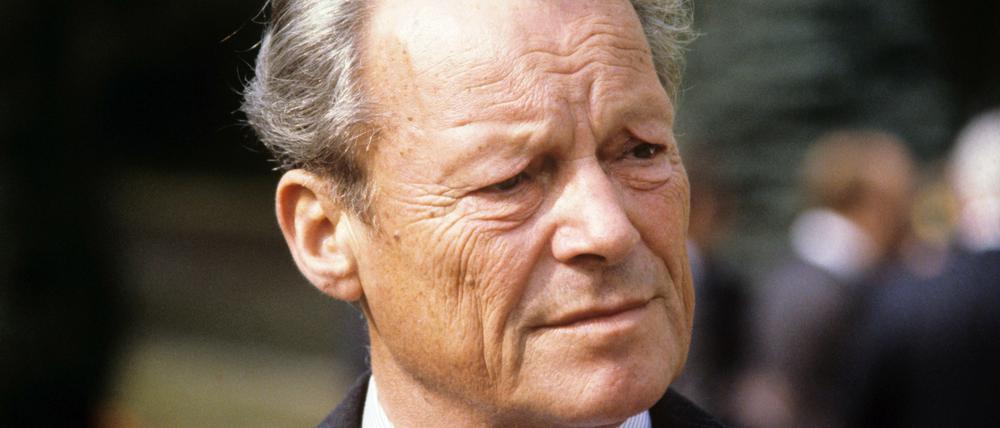 Willy Brandt, Altbundeskanzler und SPD-Vorsitzender, aufgenommen am 02.10.1979 bei den 34. Deutsch-Französischen Konsultationen in Bonn.