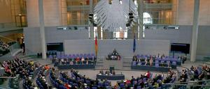 Plenum des Bundestages