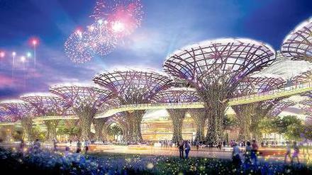 Schillernd. So hatten sich die Investoren „Eurovegas“ in Alcorcón vorgestellt. Foto: dpa
