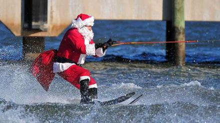 Skifahren? Klar, ist ja Winter. In Brandenburg greift man an diesem Wochenende aber eher zum Paddel.