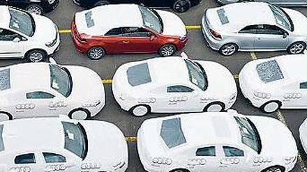 Auf Halde stehen Audis eher weniger. In diesem Jahr wurden mehr als 1,5 Millionen Autos mit den vier Ringen verkauft – das sind so viele wie noch nie. Foto: dpa