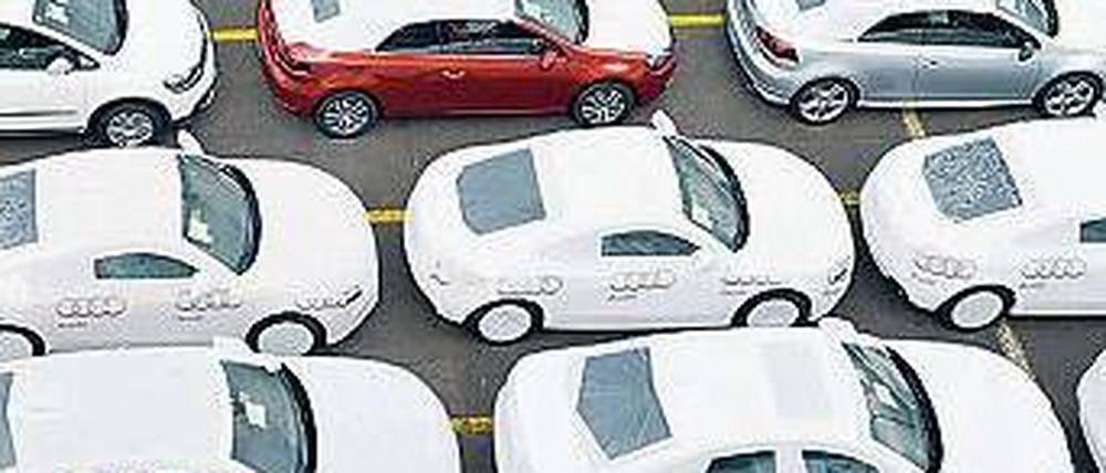 Auf Halde stehen Audis eher weniger. In diesem Jahr wurden mehr als 1,5 Millionen Autos mit den vier Ringen verkauft – das sind so viele wie noch nie. Foto: dpa
