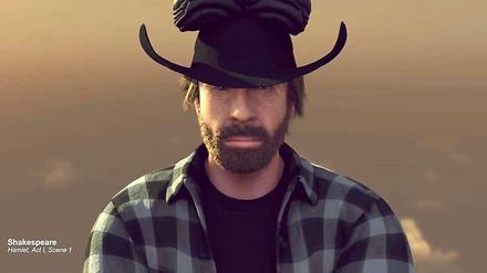 Wer macht Spagat zwischen Flugzeugtragflächen? Chuck Norris!