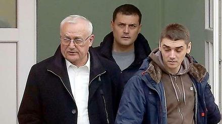 In Händen der Polizei. Der ehemalige kroatische Geheimdienstgeneral Josip Perkovic (l.)