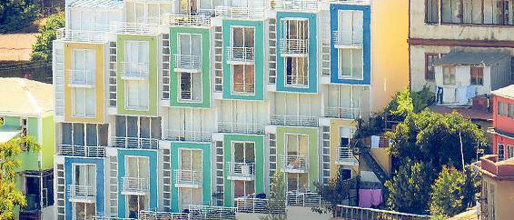 Valparaiso, die Hafenstadt im Norden, mag es bunt.