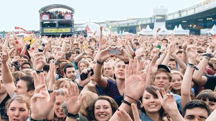 A music festival on Berlin's Tempelhofer Feld.