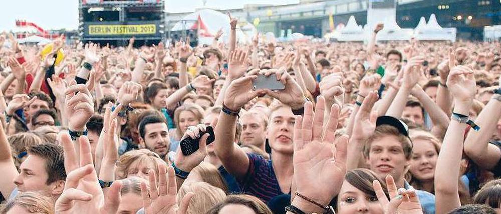 A music festival on Berlin's Tempelhofer Feld.