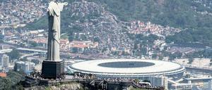 Das große Ballspiel von Brasilien. Die Fußball-Weltmeisterschaft beginnt am 12. Juni und ist unbestritten das Sportereignis des Jahres 2014. Foto: AFP
