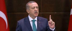 Der türkische Ministerpräsident Erdogan. 