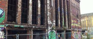 Die baufällige frühere Eisfabrik in Kreuzberg.