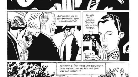 Rätselhafter Charakter: Gardel in einer Szene aus dem Buch.
