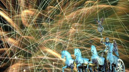 Nach Angaben der Veranstalter feiert Berlin die größte Silvesterparty Europas.