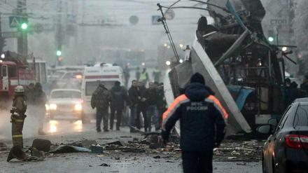 Chaos vor den Winterspielen in Sotchi: Am zweiten Tag in Folge ist wurde Wolgograd von einer Explosion erschüttert. 