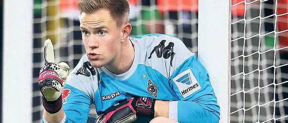 Mit Präzision. Marc-André ter Stegen hat lange über seine Zukunft nachgedacht – und sich gegen Gladbach entschieden.