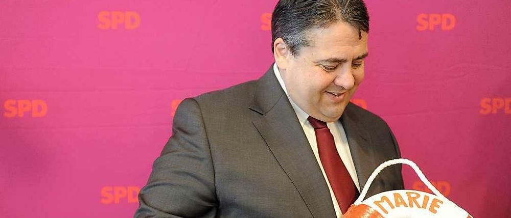 SPD-Chef, Minister und Vater von Marie: Sigmar Gabriel.